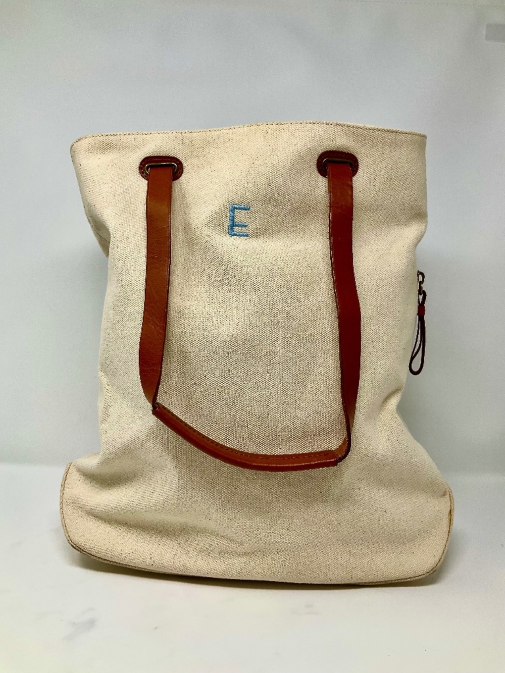 Mark & Graham Cream Cavas/Leather Tote or Backpack